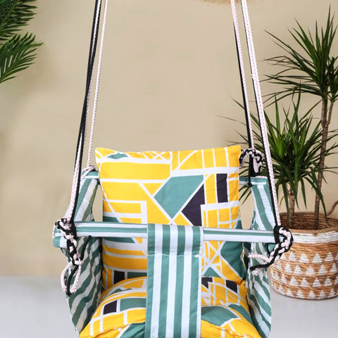 Yellow Swing for Kids Cotton Baby Children Folding and Washable 1 to 5 Years New Born Baby Gift