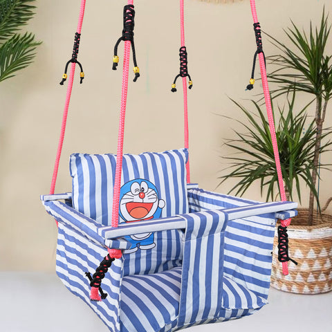Doremon Swing for Kids Cotton Baby Children Folding and Washable 1 to 5 Years New Born Baby Gift