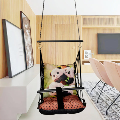Panda Swing for Kids Cotton Baby Children Folding and Washable 1 to 5 Years New Born Baby Gift