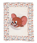 Red Jerry Baby Bedding Set with Cute Design, Cotton Sleeping Bag with Mattress and Pillow Portable Bassinet for Baby Carrying &Sleeping, 0-24 Months