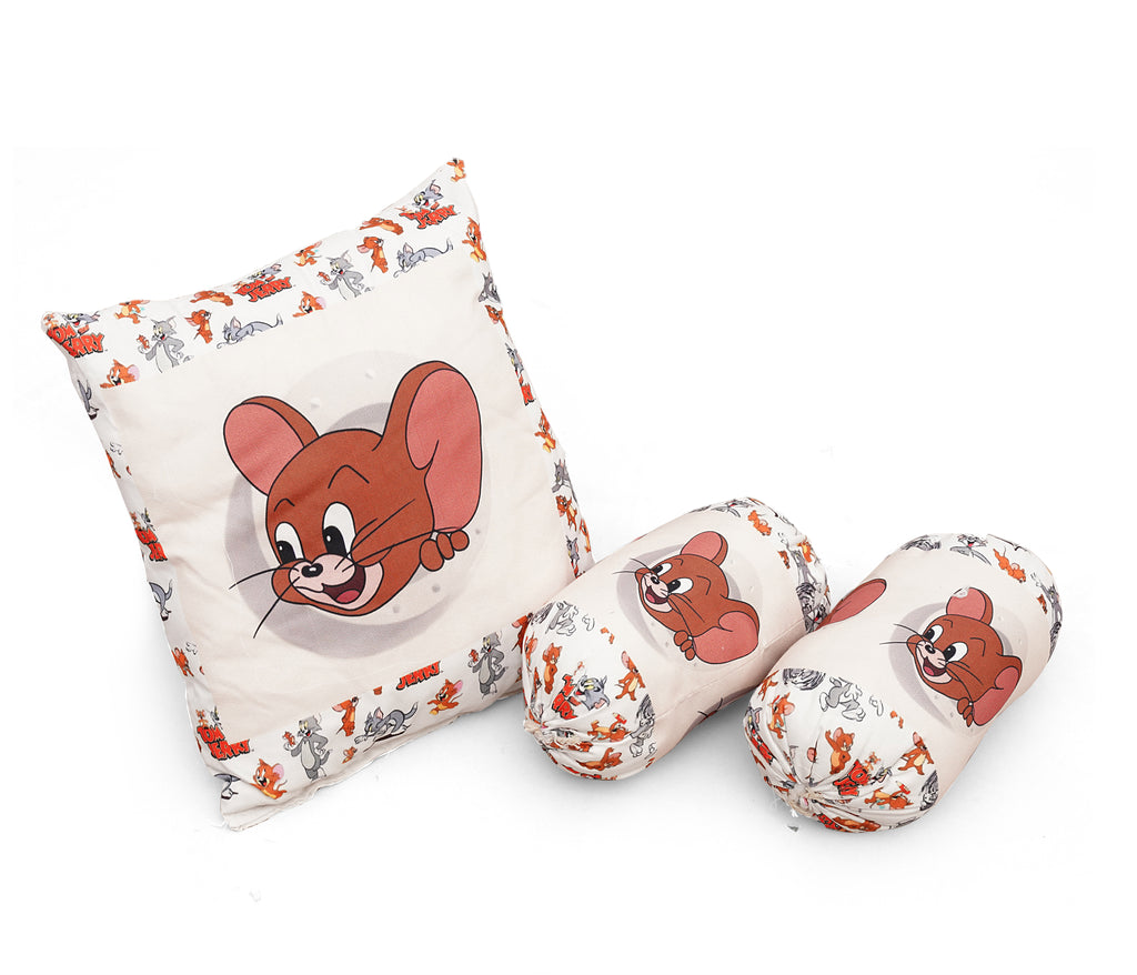 Red Jerry Baby Bedding Set with Cute Design, Cotton Sleeping Bag with Mattress and Pillow Portable Bassinet for Baby Carrying &Sleeping, 0-24 Months