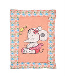 Baby Bedding Set with Cute Design, Cotton Sleeping Bag with Mattress and Pillow Portable Bassinet for Baby Carrying &Sleeping, 0-24 Months