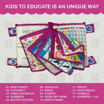 New Printed Velvet Learning Baby Pillow, Cushion, Toys, Soft Toys, Toddler Pillow, Kids Pillow for Baby Boy, Baby Girl Colour