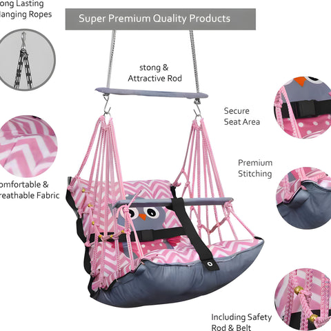Swing for Kids Cotton Baby Children Folding and Washable 1 to 5 Years New Born Baby Gift