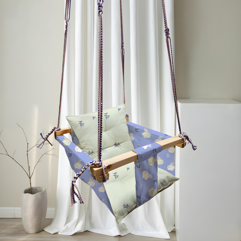 Swing for Kids Cotton Baby Children Folding and Washable 1 to 5 Years New Born Baby Gift