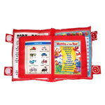 New Printed Velvet Learning Baby Pillow, Cushion, Toys, Soft Toys, Toddler Pillow, Kids Pillow for Baby Boy, Baby Girl Colour