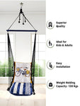 Cycle Printed Cotton Garden Hammock Swing For Adult & Kids Hammock Hanging Jhula Indoor & Outdoor For Home | Hanging Chair For Balcony, With 150 Kgs Weight Capacity