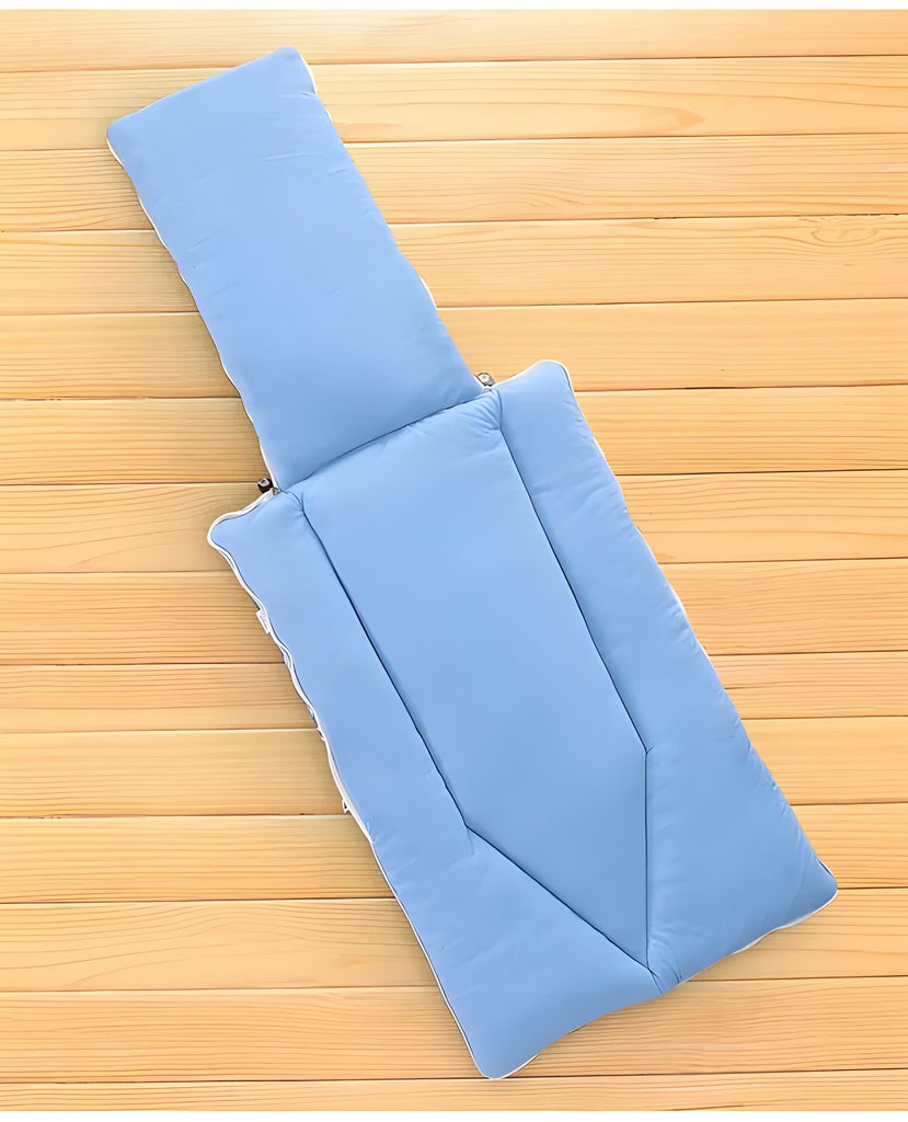 Blue Lazy Micky Printed 3 in 1 Baby Bed, Sleeping Bag & Carry Nest, Cotton Baby Bedding for New Born & Infant, Portable Bassinet, for Baby Carrying & Unisex Baby Sleeping Bed, 0 to 12M