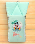 Ohh Mickey Printed 3 in 1 Baby Bed, Sleeping Bag & Carry Nest, Cotton Baby Bedding for New Born & Infant, Portable Bassinet, for Baby Carrying & Unisex Baby Sleeping Bed, 0 to 12M