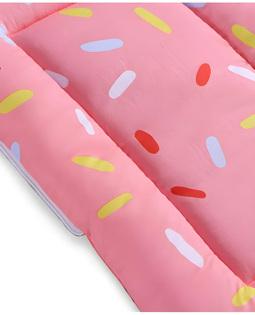 3 in 1 Baby Bed, Sleeping Bag & Carry Nest, Cotton Baby Bedding for New Born & Infant, Portable Bassinet, for Baby Carrying & Unisex Baby Sleeping Bed, 0 to 12M