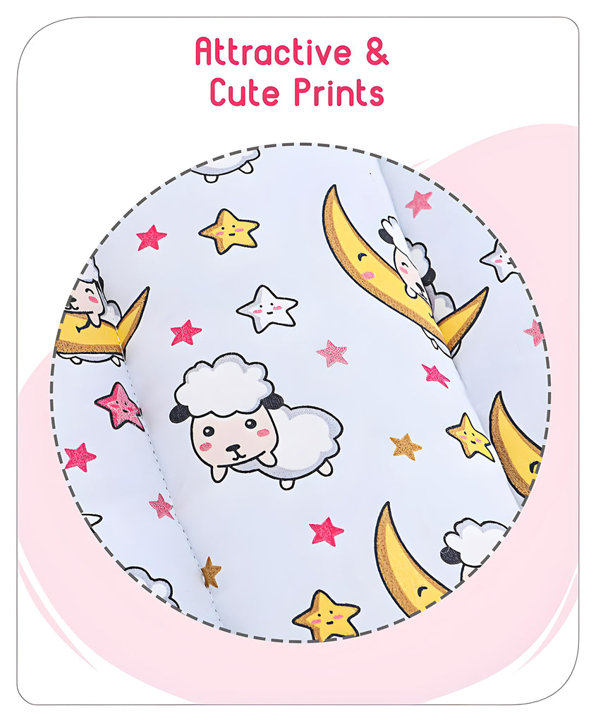 3 in 1 Baby Bed, Sleeping Bag & Carry Nest, Cotton Baby Bedding for New Born & Infant, Portable Bassinet, for Baby Carrying & Unisex Baby Sleeping Bed, 0 to 12M