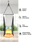 Beach Printed Cotton Garden Hammock Swing For Adult & Kids Hammock Hanging Jhula Indoor & Outdoor For Home | Hanging Chair For Balcony, With 150 Kgs Weight Capacity