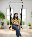 Beach Printed Cotton Garden Hammock Swing For Adult & Kids Hammock Hanging Jhula Indoor & Outdoor For Home | Hanging Chair For Balcony, With 150 Kgs Weight Capacity