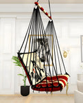 Animal Printed Cotton Garden Hammock Swing For Adult & Kids Hammock Hanging Jhula Indoor & Outdoor For Home | Hanging Chair For Balcony, With 150 Kgs Weight Capacity
