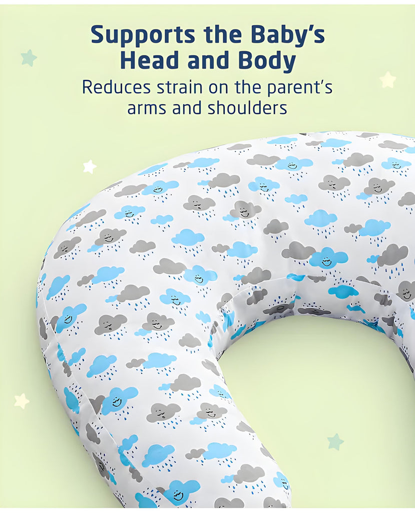 Newborn Nursing Feeding Pillow, Breastfeeding Pillows with Removable Cover, Infant Support for Baby & Mom Cradle 0-24 Months