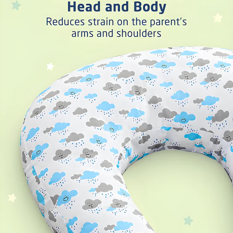 Newborn Nursing Feeding Pillow, Breastfeeding Pillows with Removable Cover, Infant Support for Baby & Mom Cradle 0-24 Months