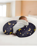 Newborn Nursing Feeding Pillow, Breastfeeding Pillows with Removable Cover, Infant Support for Baby & Mom Cradle 0-24 Months