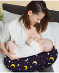 Newborn Nursing Feeding Pillow, Breastfeeding Pillows with Removable Cover, Infant Support for Baby & Mom Cradle 0-24 Months