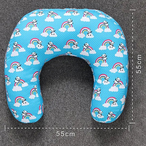 Newborn Nursing Feeding Pillow, Breastfeeding Pillows with Removable Cover, Infant Support for Baby & Mom Cradle 0-24 Months