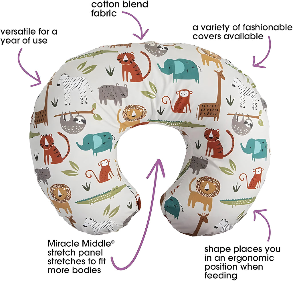 Newborn Nursing Feeding Pillow, Breastfeeding Pillows with Removable Cover, Infant Support for Baby & Mom Cradle 0-24 Months
