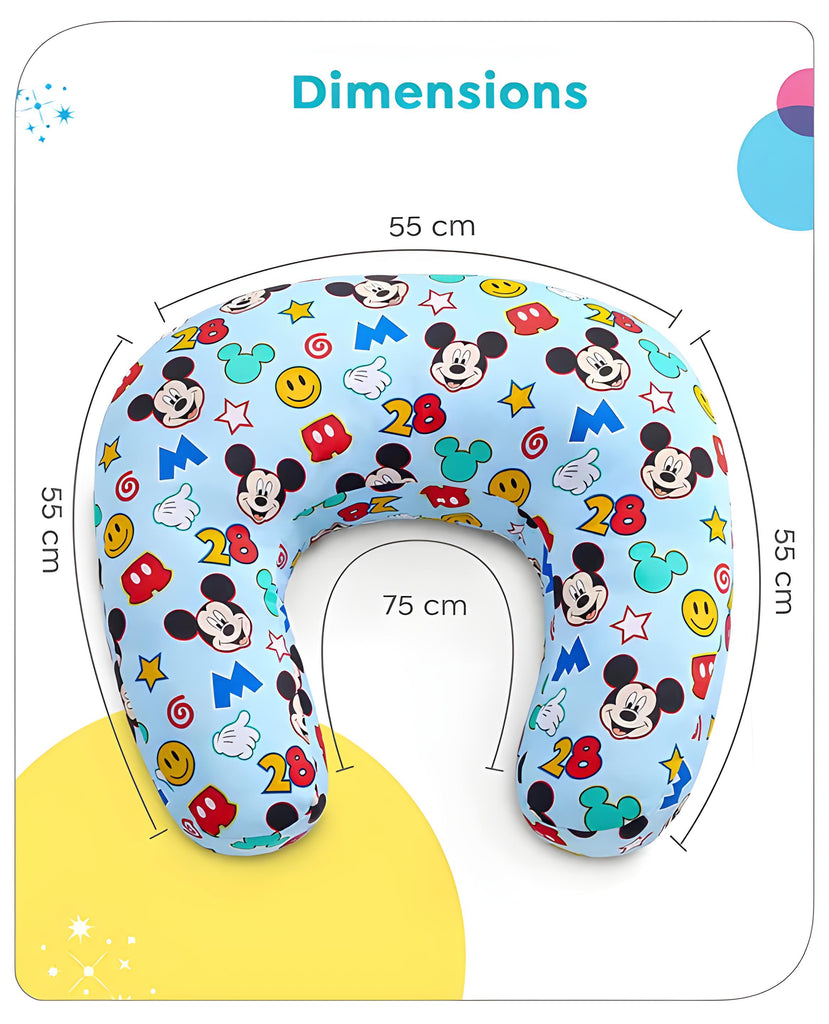 Newborn Nursing Feeding Pillow, Breastfeeding Pillows with Removable Cover, Infant Support for Baby & Mom Cradle 0-24 Months