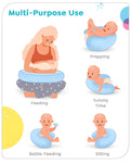 Newborn Nursing Feeding Pillow, Breastfeeding Pillows with Removable Cover, Infant Support for Baby & Mom Cradle 0-24 Months
