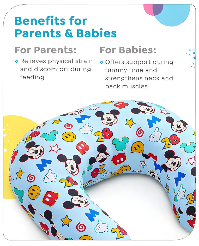 Newborn Nursing Feeding Pillow, Breastfeeding Pillows with Removable Cover, Infant Support for Baby & Mom Cradle 0-24 Months