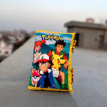 Pokemon Printed Velvet Learning Baby Pillow, Cushion, Toys, Soft Toys, Toddler Pillow, Kids Pillow for Baby Boy, Baby Girl Color