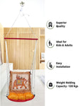 Elephant Print Cotton Garden Hammock Swing For Adult & Kids Hammock Hanging Jhula Indoor & Outdoor For Home | Hanging Chair For Balcony, With 150 Kgs Weight Capacity