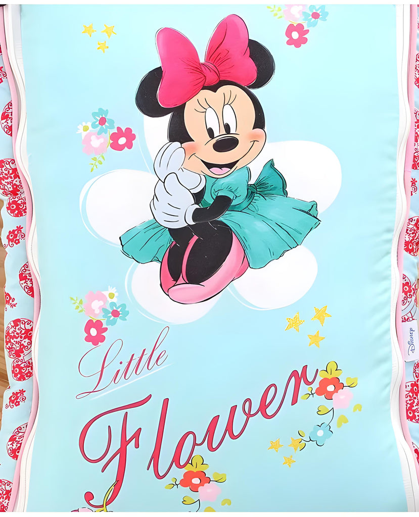 Little Flower Printed 3 in 1 Baby Bed, Sleeping Bag & Carry Nest, Cotton Baby Bedding for New Born & Infant, Portable Bassinet, for Baby Carrying & Unisex Baby Sleeping Bed, 0 to 12M