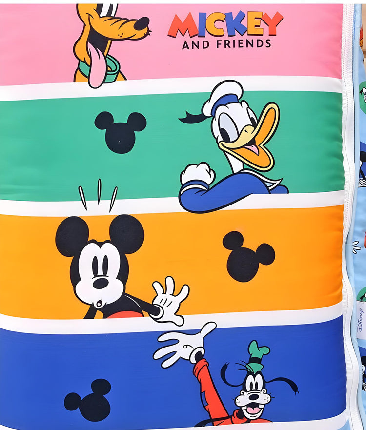 Micky Printed 3 in 1 Baby Bed, Sleeping Bag & Carry Nest, Cotton Baby Bedding for New Born & Infant, Portable Bassinet, for Baby Carrying & Unisex Baby Sleeping Bed, 0 to 12M