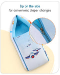 3 in 1 Baby Bed, Sleeping Bag & Carry Nest, Cotton Baby Bedding for New Born & Infant, Portable Bassinet, for Baby Carrying & Unisex Baby Sleeping Bed, 0 to 12M