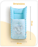 3 in 1 Baby Bed, Sleeping Bag & Carry Nest, Cotton Baby Bedding for New Born & Infant, Portable Bassinet, for Baby Carrying & Unisex Baby Sleeping Bed, 0 to 12M