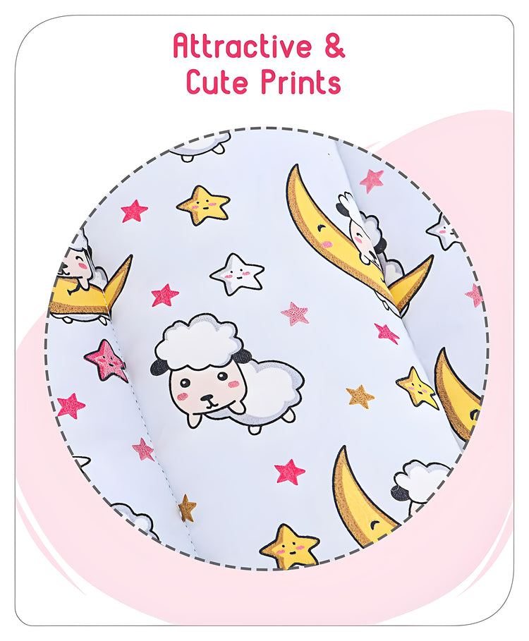 3 in 1 Baby Bed, Sleeping Bag & Carry Nest, Cotton Baby Bedding for New Born & Infant, Portable Bassinet, for Baby Carrying & Unisex Baby Sleeping Bed, 0 to 12M