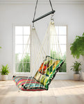Multicolor Printed Cotton Garden Hammock Swing For Adult & Kids Hammock Hanging Jhula Indoor & Outdoor For Home | Hanging Chair For Balcony, With 150 Kgs Weight Capacity
