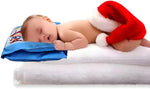 Blue Printed Velvet Learning Baby Pillow, Cushion, Toys, Soft Toys, Toddler Pillow, Kids Pillow for Baby Boy, Baby Girl Color