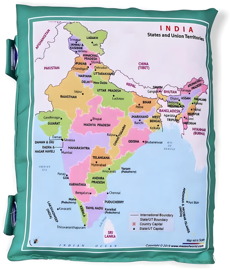 Grey Printed Velvet Learning Baby Pillow, Cushion, Toys, Soft Toys, Toddler Pillow, Kids Pillow for Baby Boy, Baby Girl Color