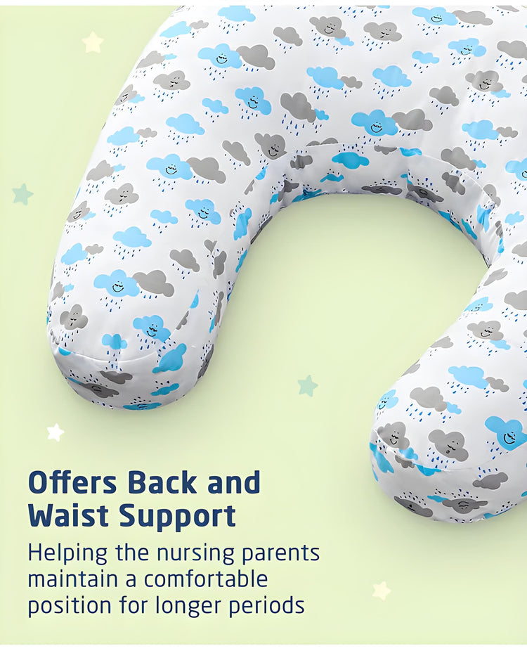Newborn Nursing Feeding Pillow, Breastfeeding Pillows with Removable Cover, Infant Support for Baby & Mom Cradle 0-24 Months