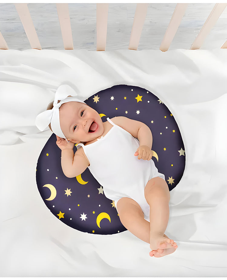 Newborn Nursing Feeding Pillow, Breastfeeding Pillows with Removable Cover, Infant Support for Baby & Mom Cradle 0-24 Months