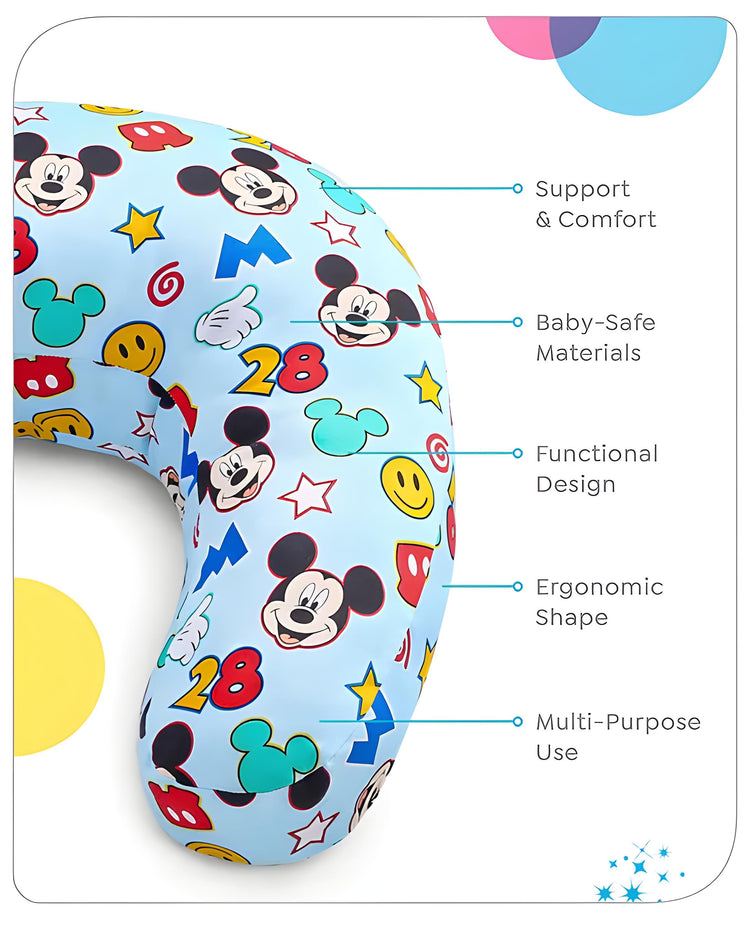 Newborn Nursing Feeding Pillow, Breastfeeding Pillows with Removable Cover, Infant Support for Baby & Mom Cradle 0-24 Months